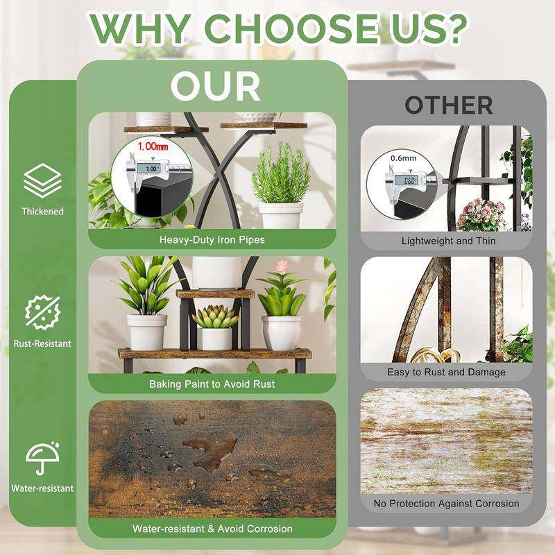 阳台灯植物室花架可移动绿植多层铁艺客厅08号内装饰带架架子