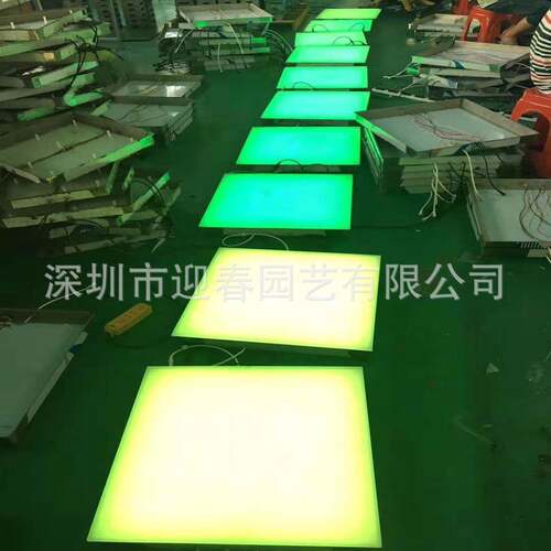 脚踏互动感应式地MOD砖文夜作游音乐游旅乐装置全彩发LED灯光制安