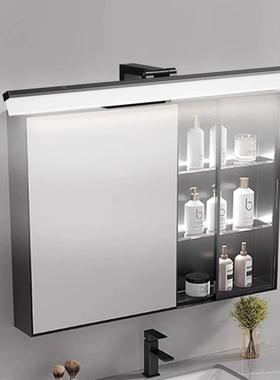 镜前灯led卫生间可免打孔镜专用柜顶EUR安装柜镜铝材柜灯体浴室柜