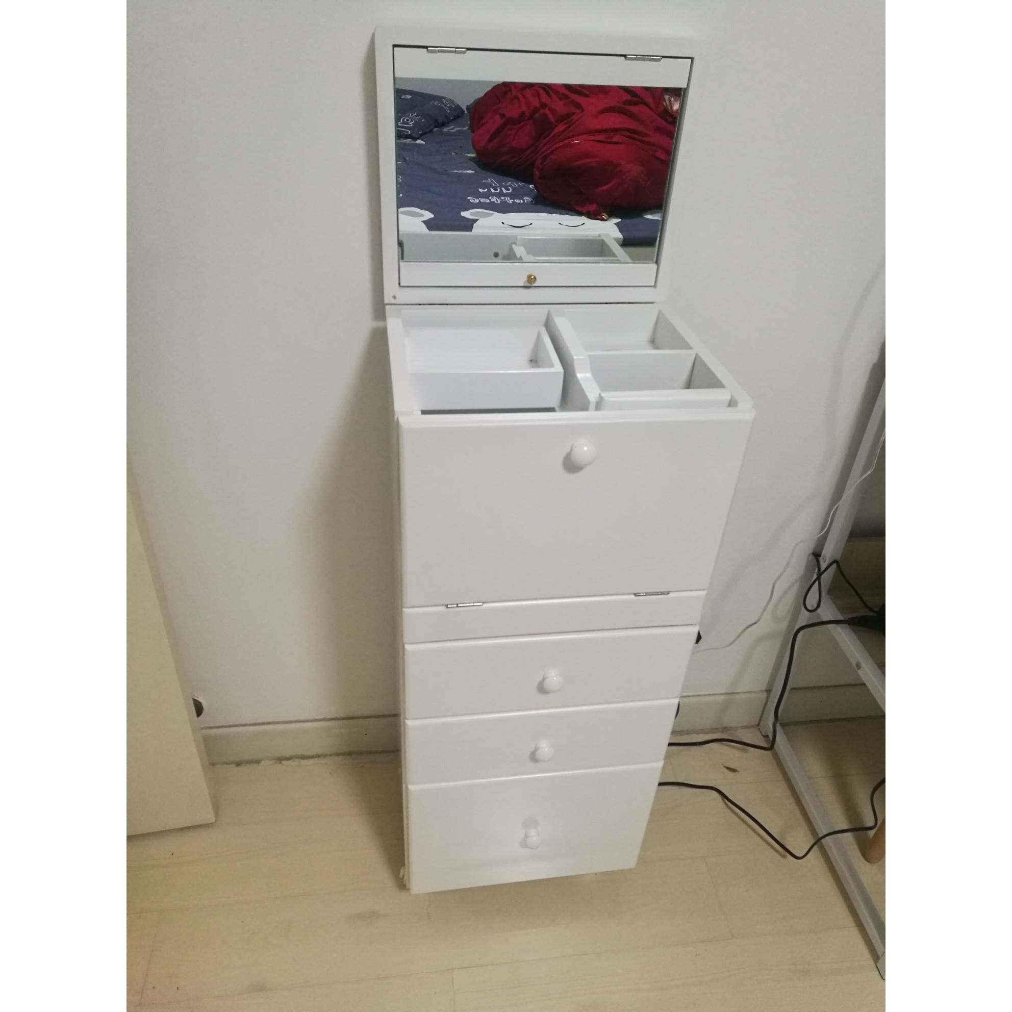 小化I1你实木妆床头柜欧迷式梳妆台女卧MSB室轻奢型现代简约翻盖