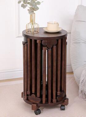 实乐木家用凳可子叠放吃饭凳新ffgh886中式可移动叠叠茶几凳子收