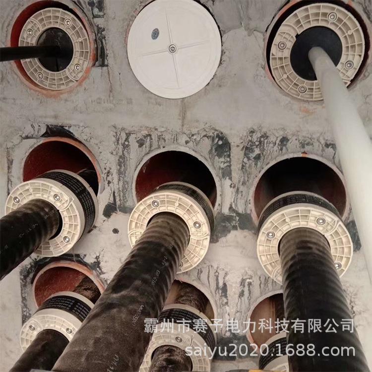 性电力道防185水管封堵接头多用途柔橡胶管密封件道封堵装置