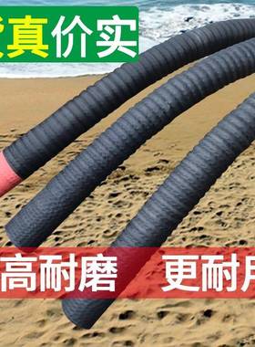 黑橡胶钢压丝缠绕管MMZ耐管磨埋吸水螺旋负吸引管抽管砂吸沙管抽