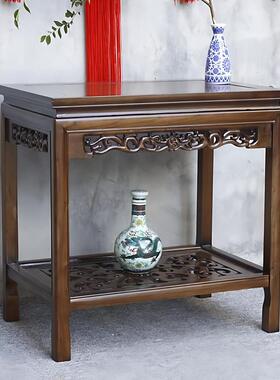 特价实木花架桌子鱼缸盆景架摆件奇石架茶几花几中式茶桌客厅边几