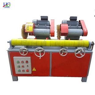 金属型材打磨设备 小型圆管锈迹抛光机 全自动台式管材除锈设备