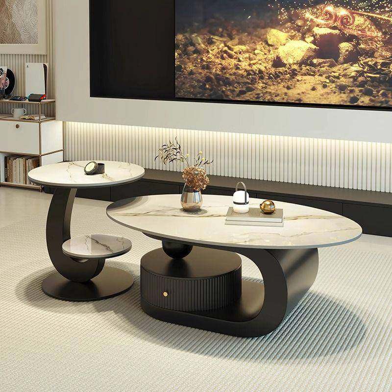新款意式椭圆形岩板茶几现代简约客厅家用轻奢高级小户型网红组合,电子元器件市场,其它元器件,淘宝优惠券,粉丝福利购,淘宝优惠卷