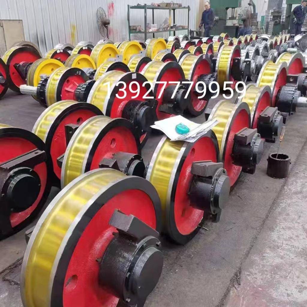 厂家直销 双梁天车起重机定滑轮组 吊钩副钩绳轮 铸铁轮 铸钢轮片