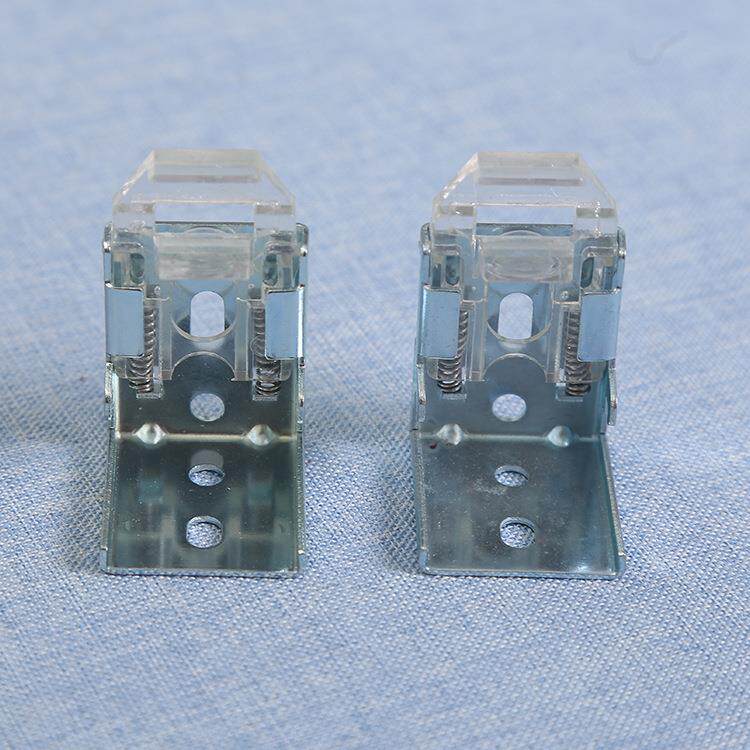 铝合金百叶窗帘安装配件打孔上墙固定弹簧脚蜘蛛脚码卡扣可调光