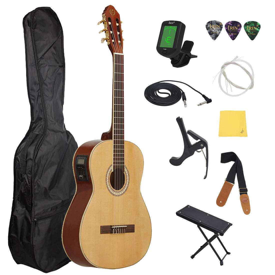 39寸EQ电箱吉他古典吉他guitar电木两用插电五段初学练习厂家