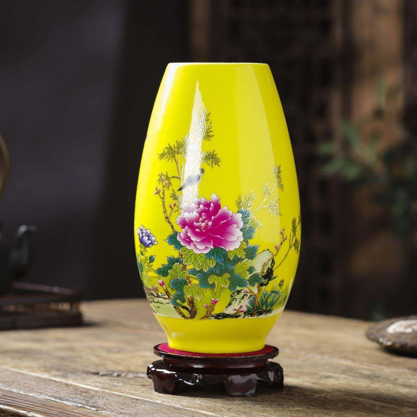 花瓶陶瓷玄关装饰品客厅电视柜上酒柜新房中式工艺品插花水养摆件,鲜花速递/花卉仿真/绿植园艺,割草机/草坪机,淘宝优惠券,粉丝福利购,淘宝优惠卷