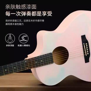 正品卡马品牌吉他初学者云杉单板38寸41寸新手入门民谣木吉他