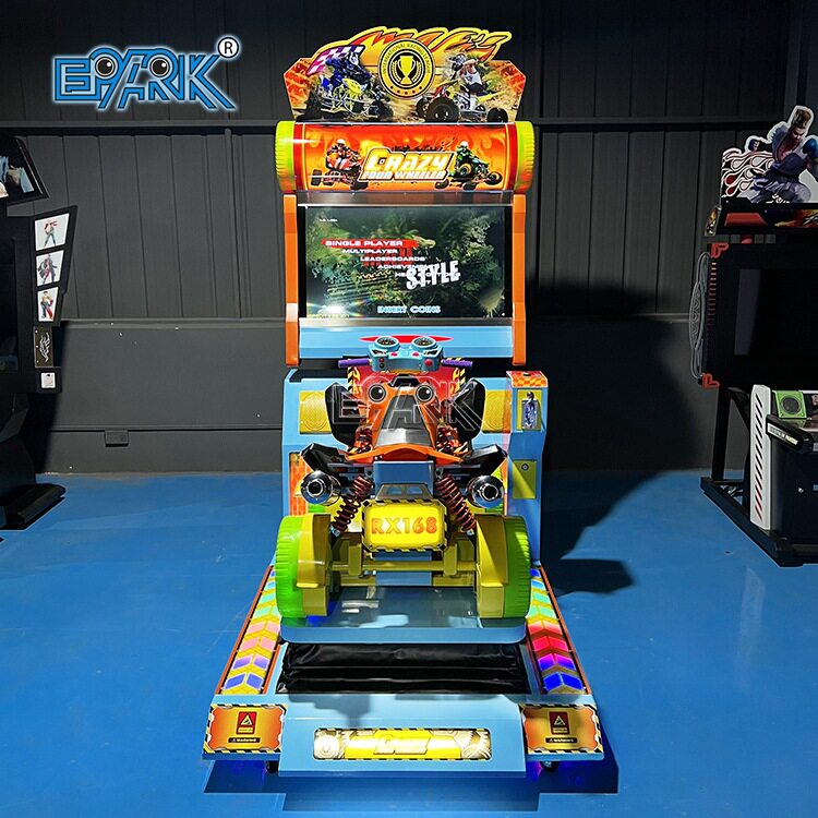 赛车游戏机疯狂四驱车沙滩车游艺机电玩设备新款大型投币游戏机