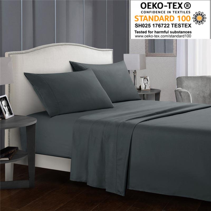 酒店床单被套枕套床笠外贸四件套hotel linen bed sheet set