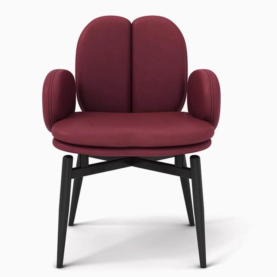 法国设计师创意餐椅意式轻奢高级特色网红椅子带扶手皮质大气妆凳,电子元器件市场,其它元器件,淘宝优惠券,粉丝福利购,淘宝优惠卷