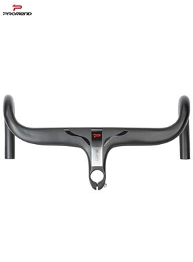 PROMEND公路自行车弯把铝合金一体内走线隐藏式破风弯把骑行配件