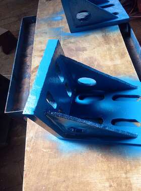 精密90度铸铁弯板机床定位T型槽直角靠铁垫箱工装工作台平台平板