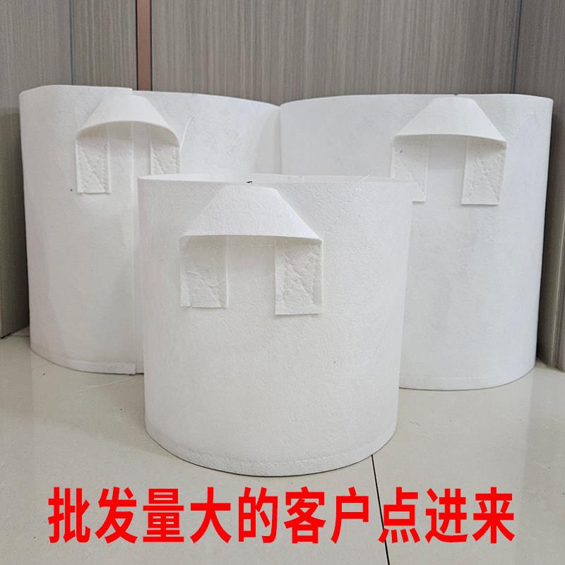 全新加厚白色美植袋栽树移栽植树袋不织布植物大树移栽园林假植袋图片