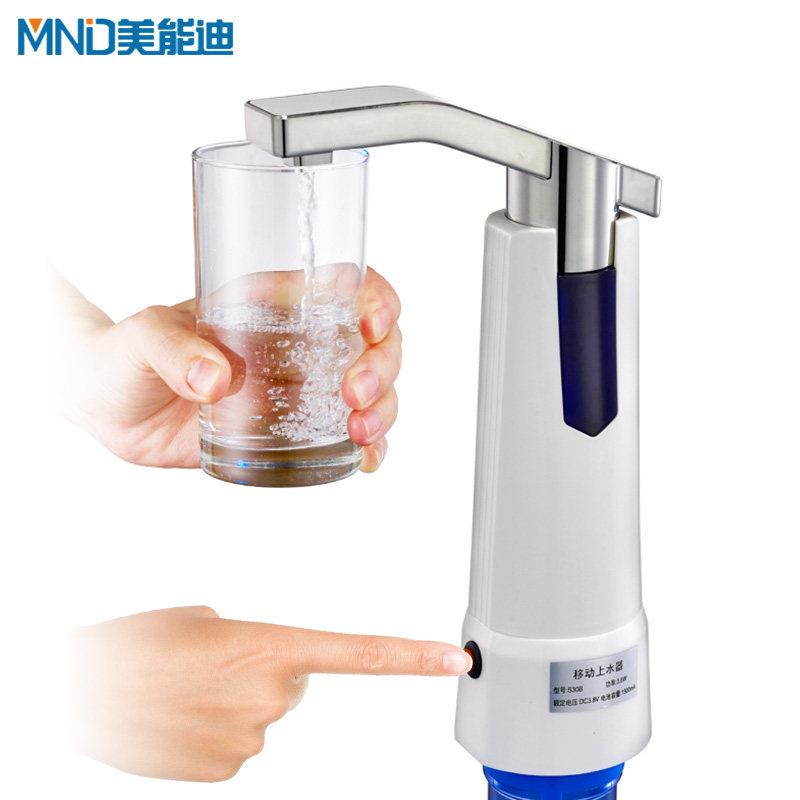 美能迪电动抽水器桶装水矿泉水桶吸水器usb充电便携式上水器