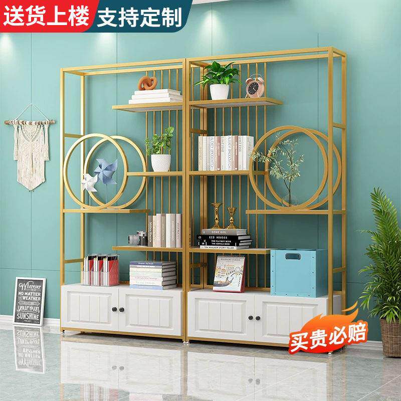 化妆品展示柜美容院产品展示柜展示架多层置物架货架办公室隔断柜