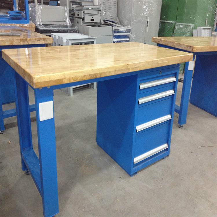 车间重型钳工桌虎钳台实 榉木不锈钢防静电工作台维修台装配台