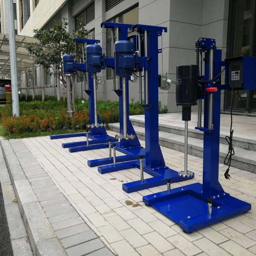 仪器 实验室自动升降高速分散机电动升降液体搅拌机油墨分散