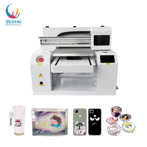 040uv printer flatbed small gift box glass uv printer