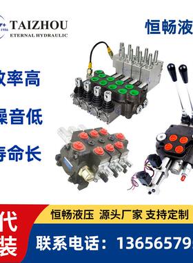 DCV系列多路阀环卫机械设备控制阀工程机械多路阀手动控制液压阀