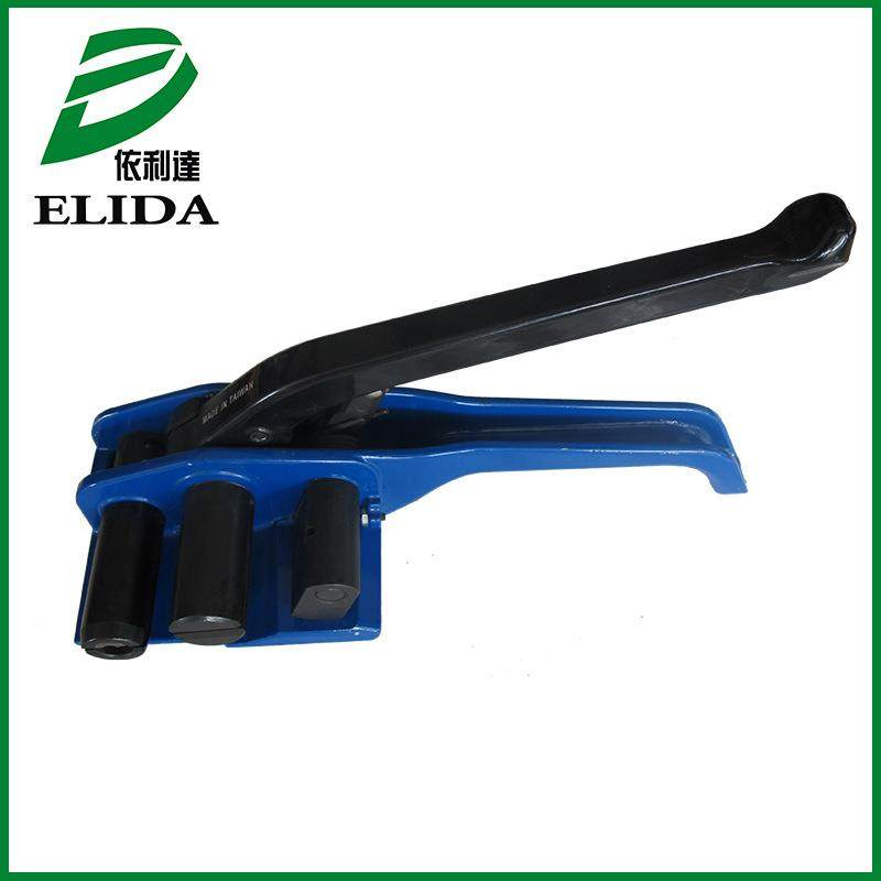 西安PET打包机台湾元贝25-50mm塑钢带捆扎机P481手动PP捆包机