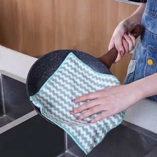 珊瑚绒抹布去油污去水渍厨房家用清洁清洁用品吸水性强洗碗布加厚