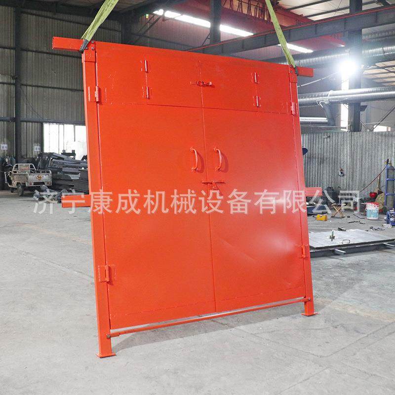 井下用防火栅栏两用门巷道用弧顶防火栅栏门MFHSL1.4m*1.8m栅栏门