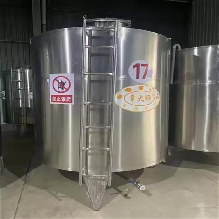 10立方棕榈油储存罐不锈钢胡麻油储油设备304葵花籽油储罐带爬梯