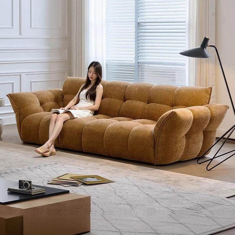 百合沙发法式复古黄布艺花瓣沙发客厅直排奶油风小户型沙发,3C数码配件,其它配件,淘宝优惠券,粉丝福利购,淘宝优惠卷