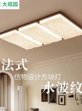 法式中古风客厅吸顶灯复古创意卧室灯全光谱护眼大厅中山灯具357L