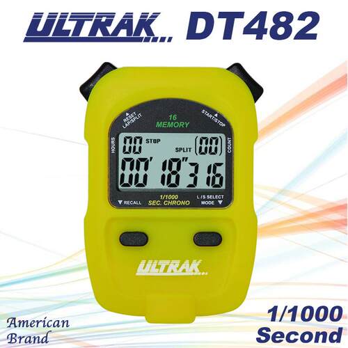 电子秒表DT482A定尔志ULTRAK奥赛克16道2排显示计时器千分一秒