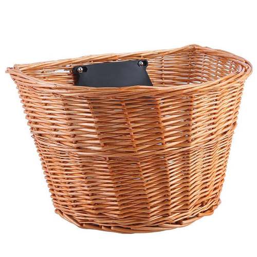 大唛车筐车蓝子山地车藤编编织篮子骑行配件装备菜篮子快拆款车篮