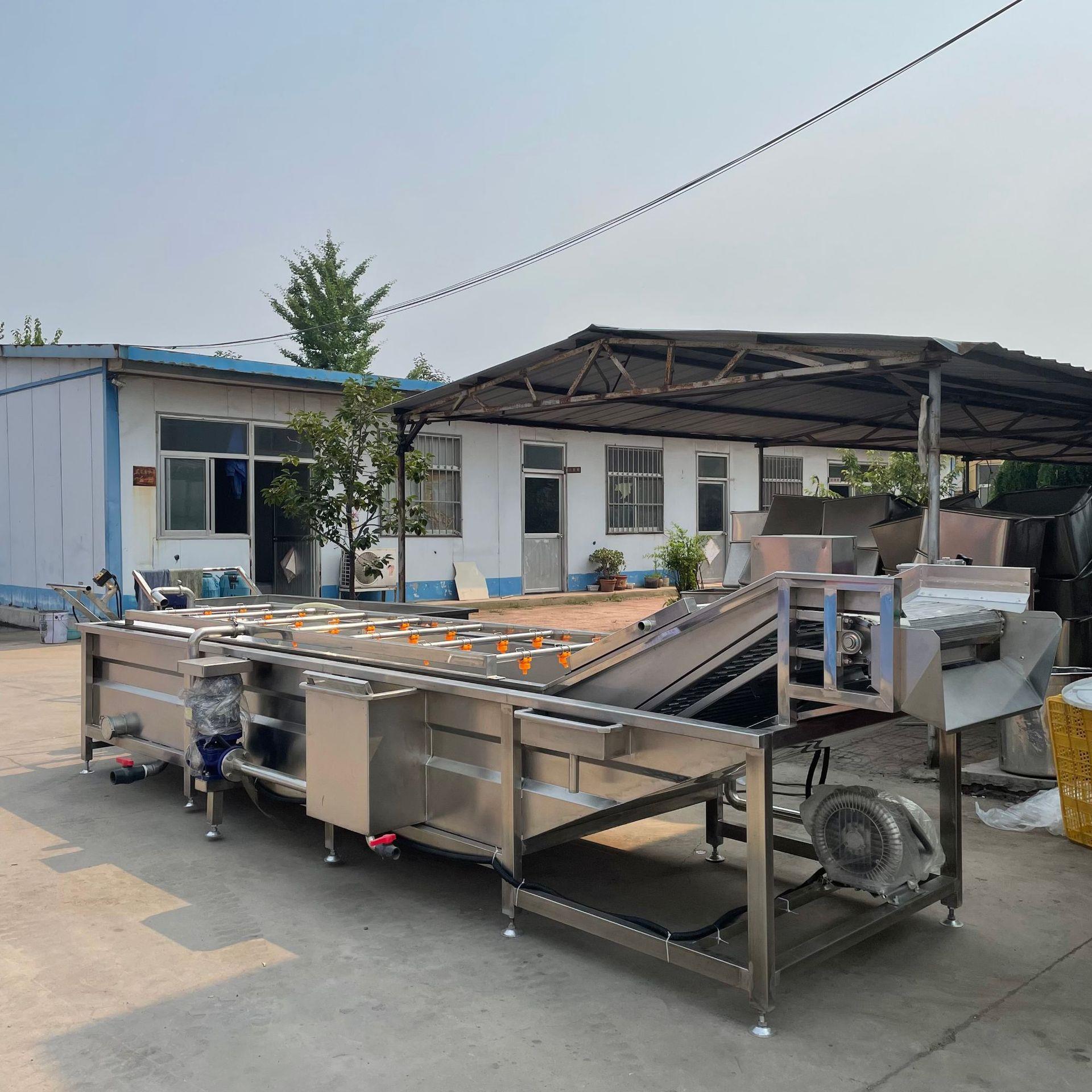 不锈钢蔬菜气泡清洗清机 片商用净FCL菜成套洗洗设备 土豆气泡清