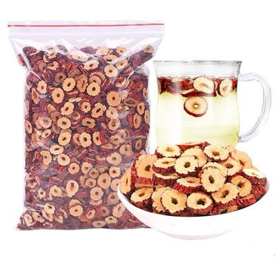 红枣干片1000g新疆无核脆片红枣片即食泡水茶商用干吃脆酥红枣圈