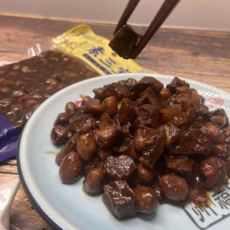 品来传统古早味酱花生素三宝香干花生咸菜早餐配菜下酒小菜粥稀饭