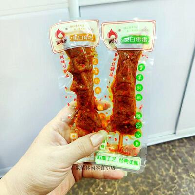 川味仔老式豆排蛋白串串香辣味冰糖味豆制品解馋休闲 零食优惠