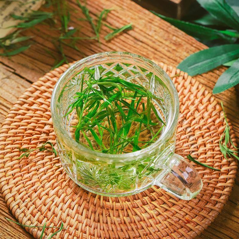 新鲜淡竹叶 石竹茶 崂山茶叶也生新品500g茶叶散装竹叶茶代用茶