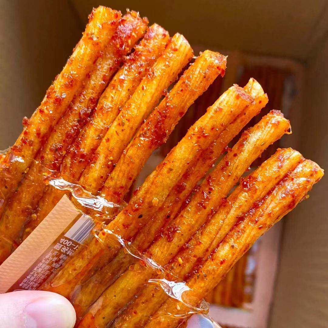 素牛筋辣条小包装儿时怀旧麻辣面制品豆筋香辣素食面筋休闲零食