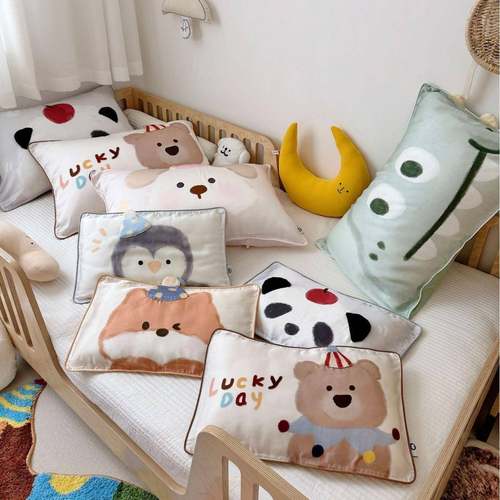 儿童枕套天丝枕头套宝宝枕头套30x50小枕套夏季凉感丝48x74cm