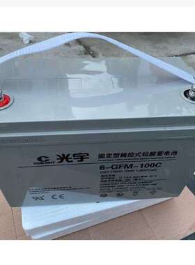 光宇蓄电池6-GFM-100C 工业储能12VAH机房备用电池