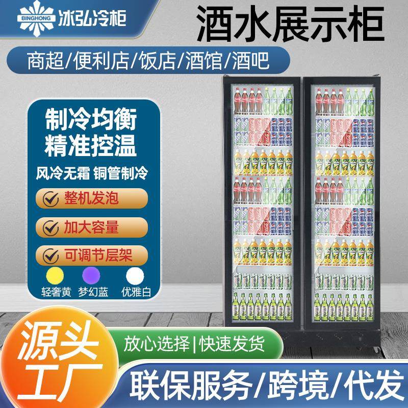 网红酒水柜 冷藏保鲜柜酒吧ktv酒水柜高端啤酒展示柜 商用红酒柜