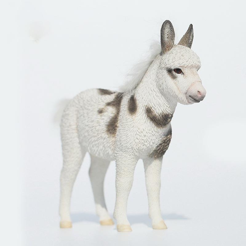 【Mr.Z】1/6小矮驴摆件仿真动物可爱系毛驴模型家居宠物饰品