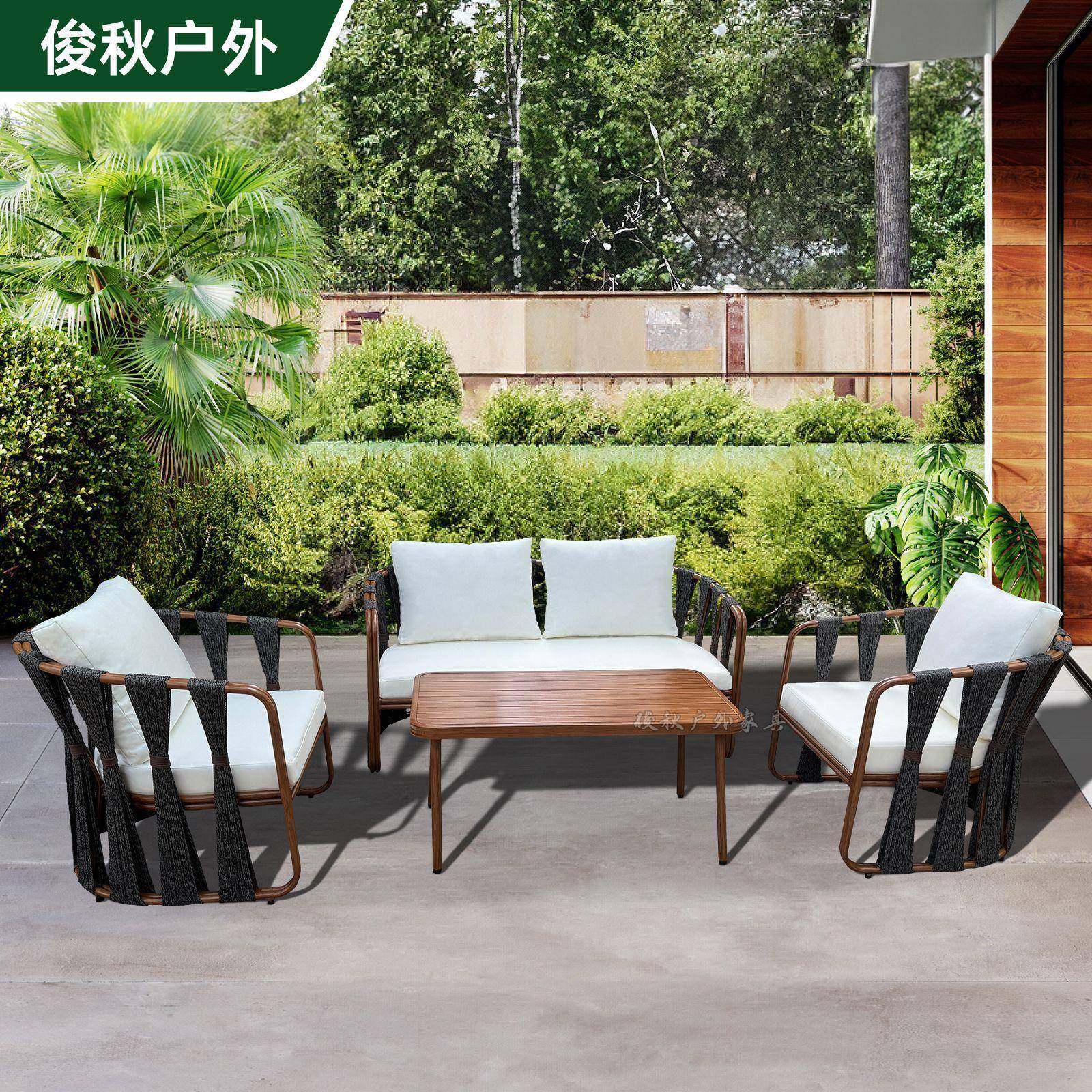 户外民宿庭院藤编沙发茶几复古风花园藤椅懒人椅休闲单人沙发椅,鲜花速递/花卉仿真/绿植园艺,割草机/草坪机,淘宝优惠券,粉丝福利购,淘宝优惠卷