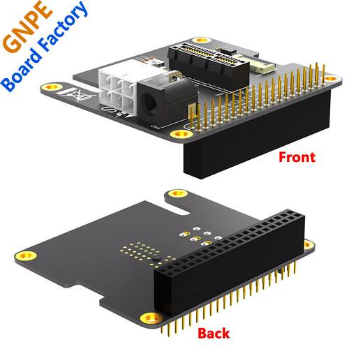 PI5 树莓派5 PCle FFC转标准PCIe x1插槽扩展板 兼容多种PCIe扩展