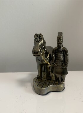 兵马俑小摆件陕西西安旅游纪念品特色工艺品出国礼品送老外金属