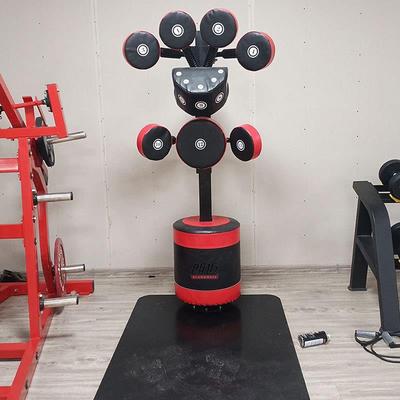 厂家供应立式拳击靶健身房搏击器械多款功能拳击架多靶位脚靶