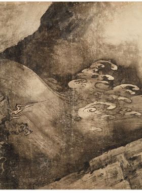 南宋 陈容 五龙图高清复制艺术微喷宣纸国画临摹底稿范本装饰画心